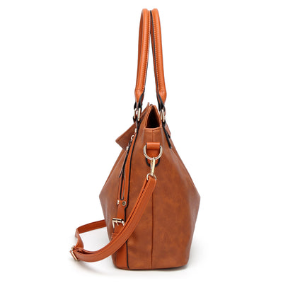 Sac Cabas Vintage en Cuir Vegan - grande capacité