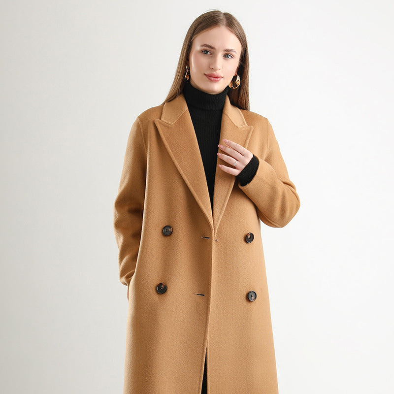 MARISE | Manteau femme mi-long en laine élégant & chaud