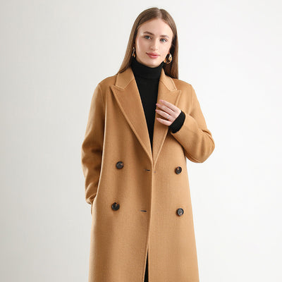 MARISE | Manteau femme mi-long en laine élégant & chaud