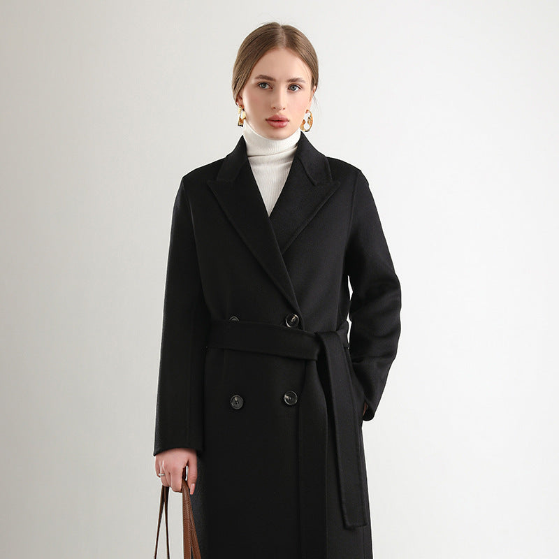 MARISE | Manteau femme mi-long en laine élégant & chaud