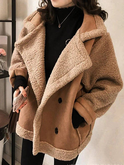 MIA | Manteau aviateur femme en peau de mouton chic