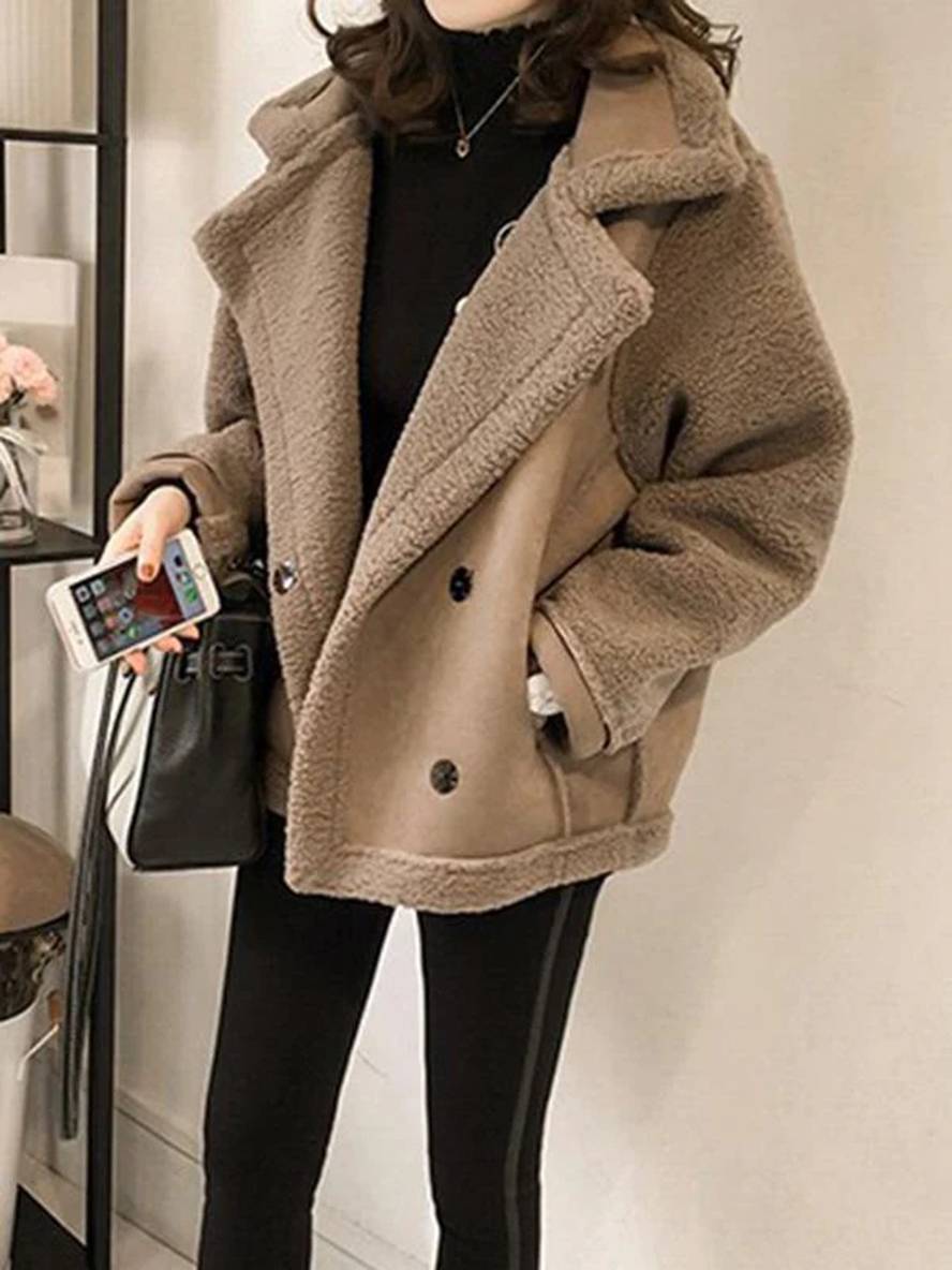 MIA | Manteau aviateur femme en peau de mouton chic