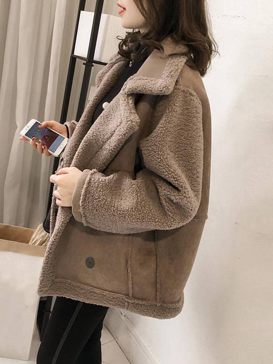 MIA | Manteau aviateur femme en peau de mouton chic