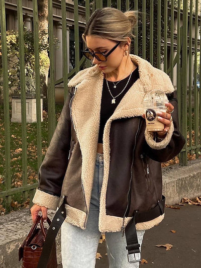 Carolyne | Bomber D’hiver Femme Chic