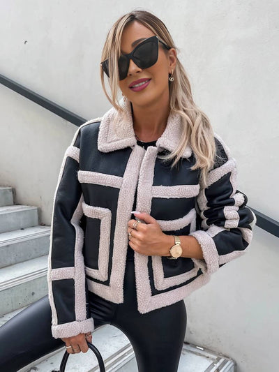 Manteau aviateur femme en suédine