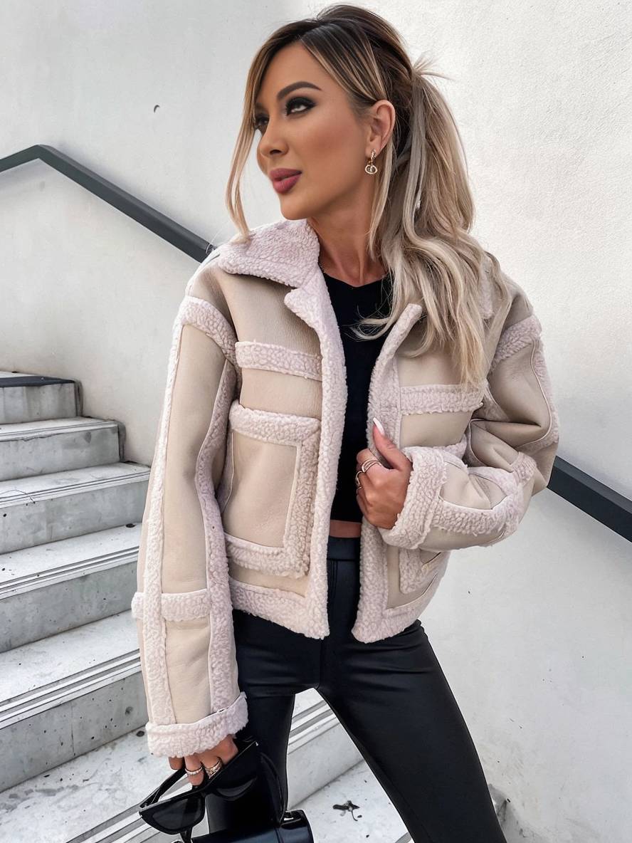 Manteau aviateur femme en suédine