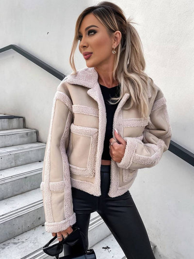 Manteau aviateur femme en suédine